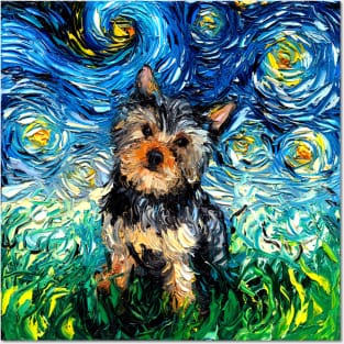 Yorkie Night Posters and Art